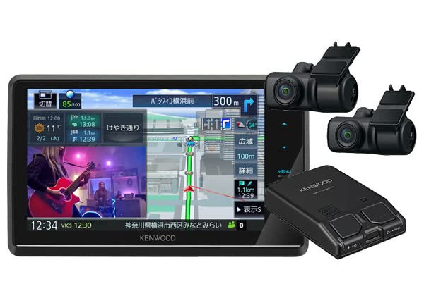 Amazon.co.jp: ケンウッドMDV-S809F+DRV-MN970フローティング8V